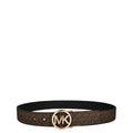 MICHAEL Michael Kors Cinturón de cuero reversible con logotipo redondo para muje
