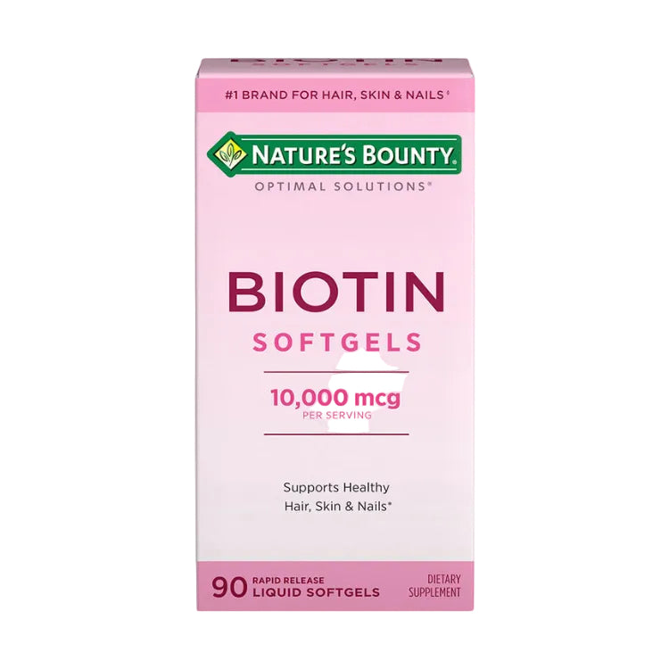 Biotina 10.000 mcg Cápsulas blandas