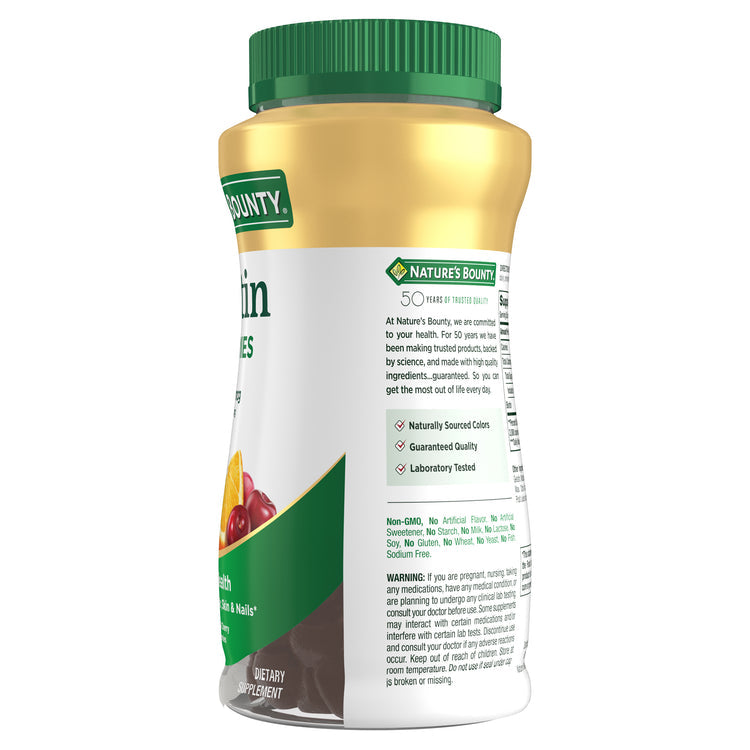 Gomitas de biotina