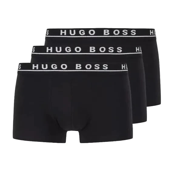 Boxer Hugo Boss Pack x3 Negro